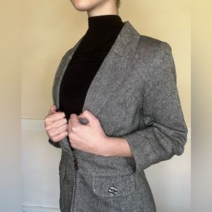 Small grey blazer vintage